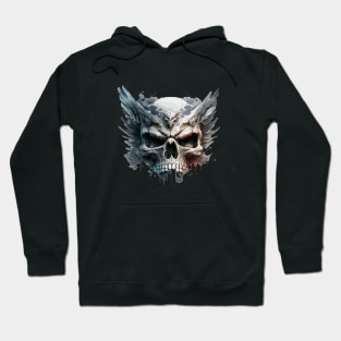 Skull Wild Life Painting Dark Character Spirit Hoodie